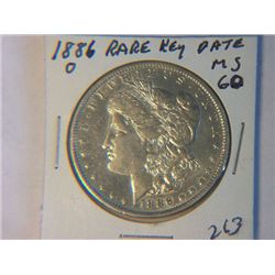 1886-O MORGAN DOLLAR