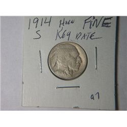 1914 S BUFFALO NICKLE