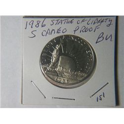 1986 S STATUE OF LIBERTY 1/2 DOLLAR