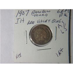 1907 INDIAN HEAD CENT
