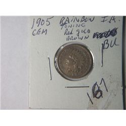 1905 INDIANHEAD CENT