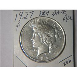 1927 P PEACE DOLLAR