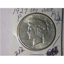 1927 P PEACE DOLLAR
