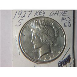 1927 S PEACE DOLLAR