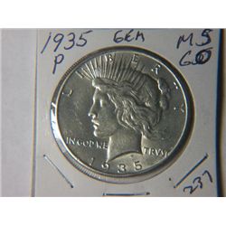 1935 P PEACE DOLLAR