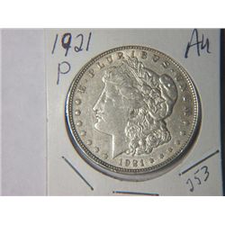 1921 P MORGAN DOLLAR