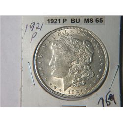1921 P MORGAN DOLLAR