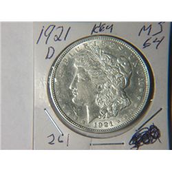1921 D MORGAN DOLLAR