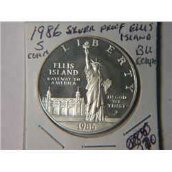 1986 S STATUE OF LIBERTY SILVER PROOF