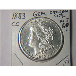 1883 CC MORGAN DOLLAR