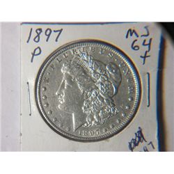 1897 P MORGAN DOLLAR