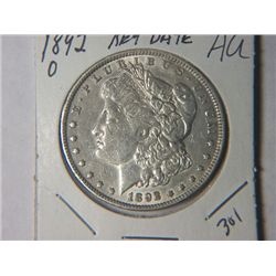 1892 O MORGAN DOLLAR