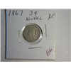 Image 1 : 1867 3 CENT NICKLE