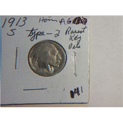 1913-S BUFFALO NICKLE