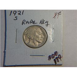 1921-S BUFFALO NICKLE