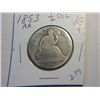 Image 1 : 1853 SEATED LIBERTY 1/2 DOLLAR