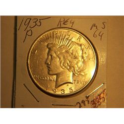 1935-P PEACE DOLLAR