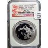 Image 1 : 2012P $1 Australia Year of the dragon (Dragon label) early releases 1oz. silver