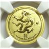 Image 2 : 2012P Australia Year of the Dragon Early Releases 1/10th oz. gold