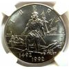 Image 2 : 1992D Columbus half $ PCGS price guide = $510