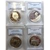 Image 1 : 3  PCGSPF69 DCAM Commemorative   $:90P IKE-91P Korea-