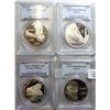 Image 1 : 4 PCGSPF69 DCAM Commemorative   $:94P POW-94P Vietnam-94P Women