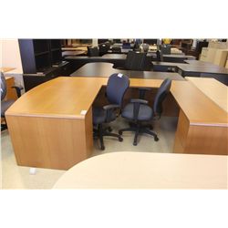 BEECHWOOD U-SHAPE EXECUTIVE DESK