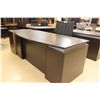 Image 1 : ESPRESSO BOWFRONT EXECUTIVE DESK & CREDENZA