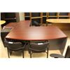Image 1 : CHERRY BOW FRONT EXECUTIVE L-SHAPE DESK