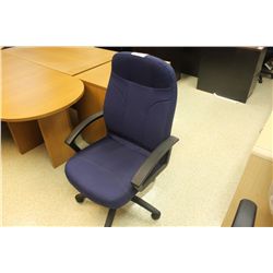 BLUE HIGH BACK TILTER CHAIR