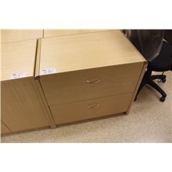 MAPLE 2 DRAWER LATERAL FILE
