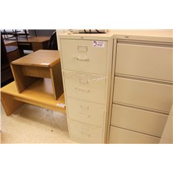 BEIGE 4 VERTICAL FILE CABINET
