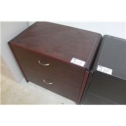 MAHOGANY 2 DRAWER LATERAL FILE CABINET