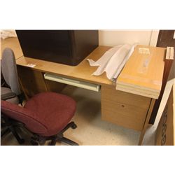 MEDIUM OAK 60" X 30" DESK