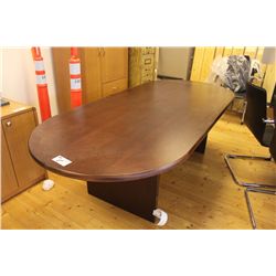 CHERRY 8FT BOARDROOM TABLE