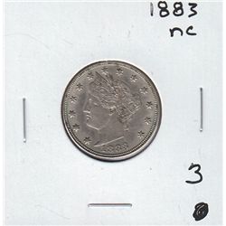 1883 NO CENT V LIBERTY NICKEL HIGH GRADE