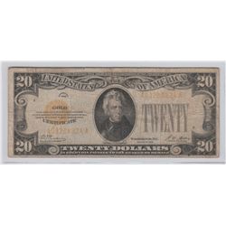 $20 GOLD CERTIFICATE 1928