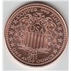 Image 2 : 1 OUNCE OF PURE COPPER .999 FINE