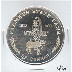 FARMERS SILVER ROUND PROOF