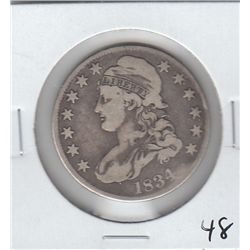1934 CAPPED BUST SILVER HALF