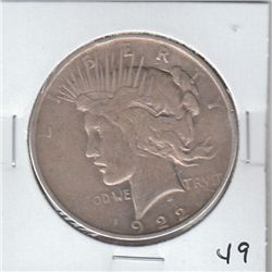 1922 SILVER DOLLAR $1 PEACE