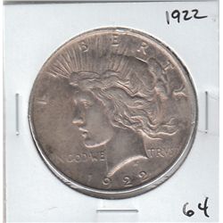1922 $1 PEACE DOLLAR