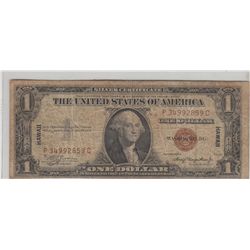 $1 HAWAII SILVER CERTIFICATE EMERGENCY ISSUE 1935