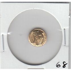 MEXICO GOLD WEDDING TOKEN