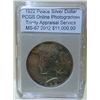 Image 1 : 1922 Peace Silver Dollar PCGS MS-67 w/App