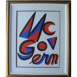 Calder, Alexander - Original Lithograph hand signed and numbered, CIRCA 1972