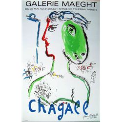 Chagall, Marc - original SIGNED lithograph, by Mourlot