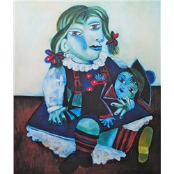 Picasso, Pablo - Maya with Doll - signed and numbered print