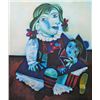 Image 1 : Picasso, Pablo - Maya with Doll - signed and numbered print