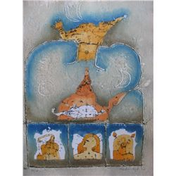 Berthois-Rigal, Bernard - Original hand signed and numbered Carborundum